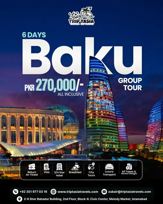 Trip Tasia Baku group tour poster